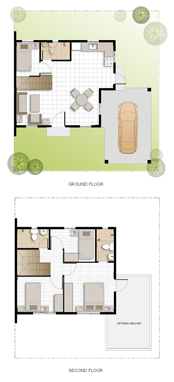 Dani Floor Plan House and Lot in San Ildefonso